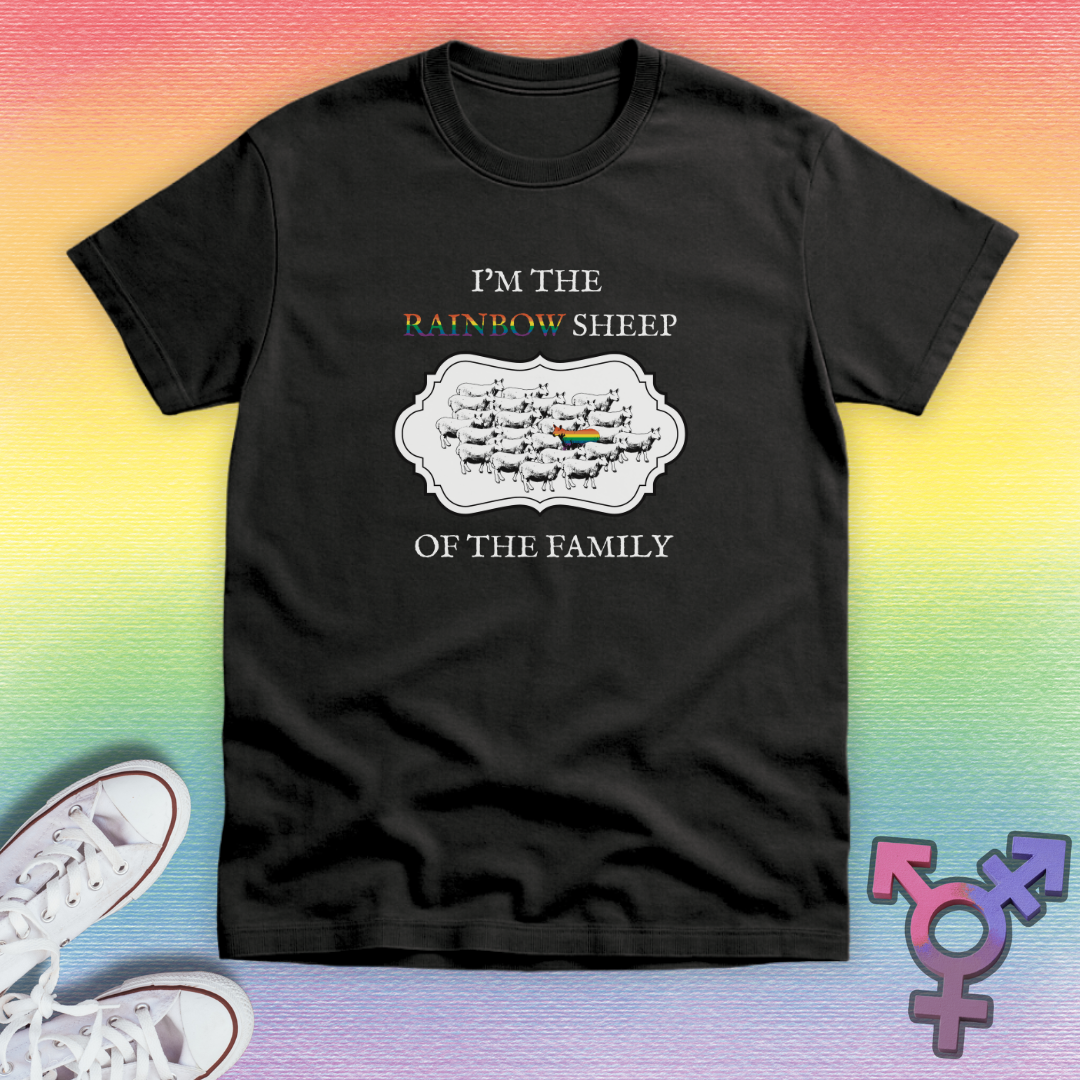 Rainbow Sheep In The Flock T-shirt