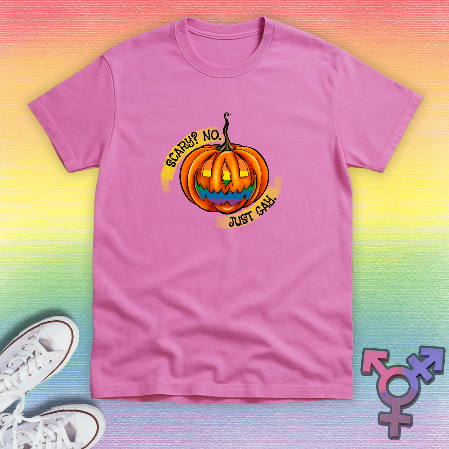 Scary? No. Just Gay T-shirt