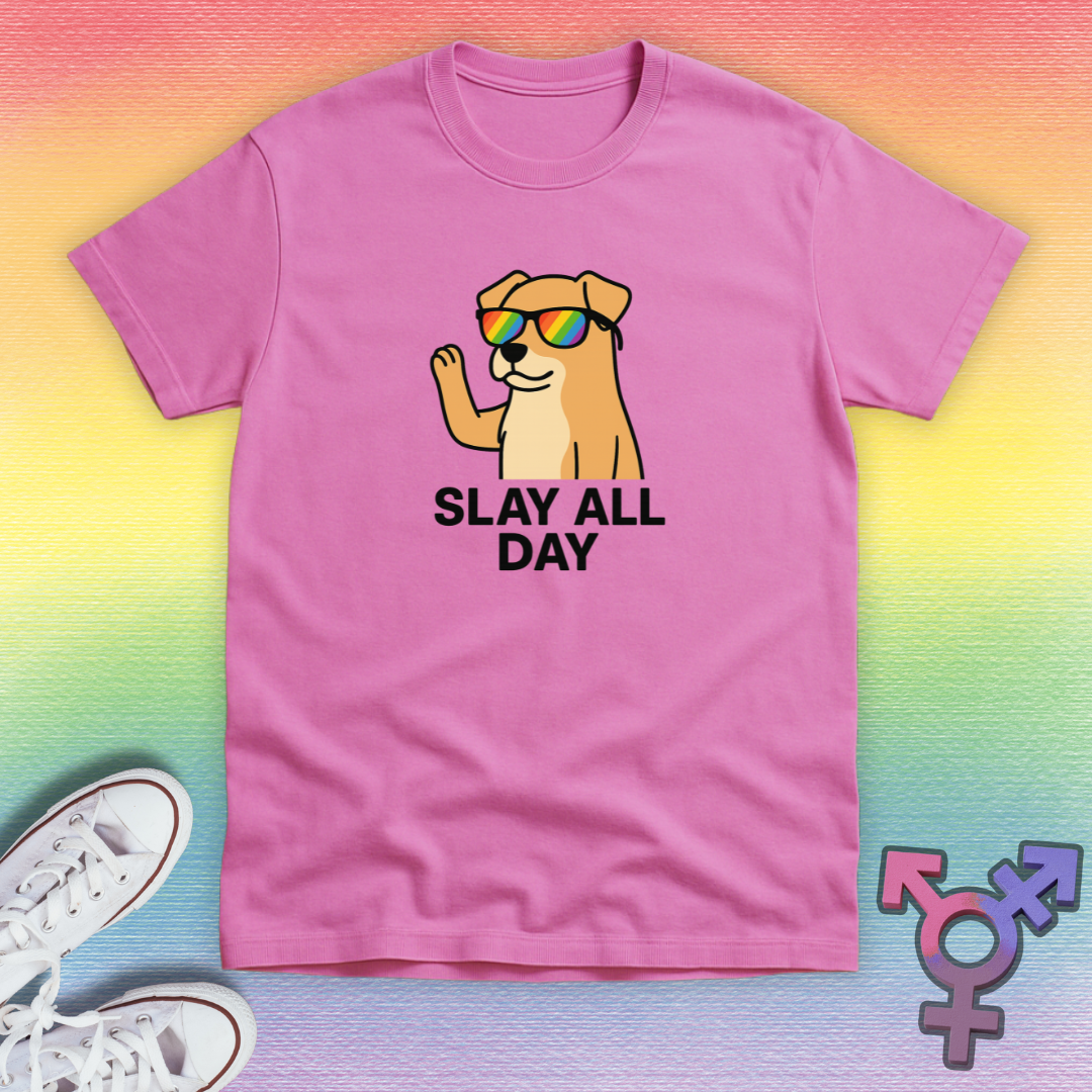 Slay All Day Dog T-shirt