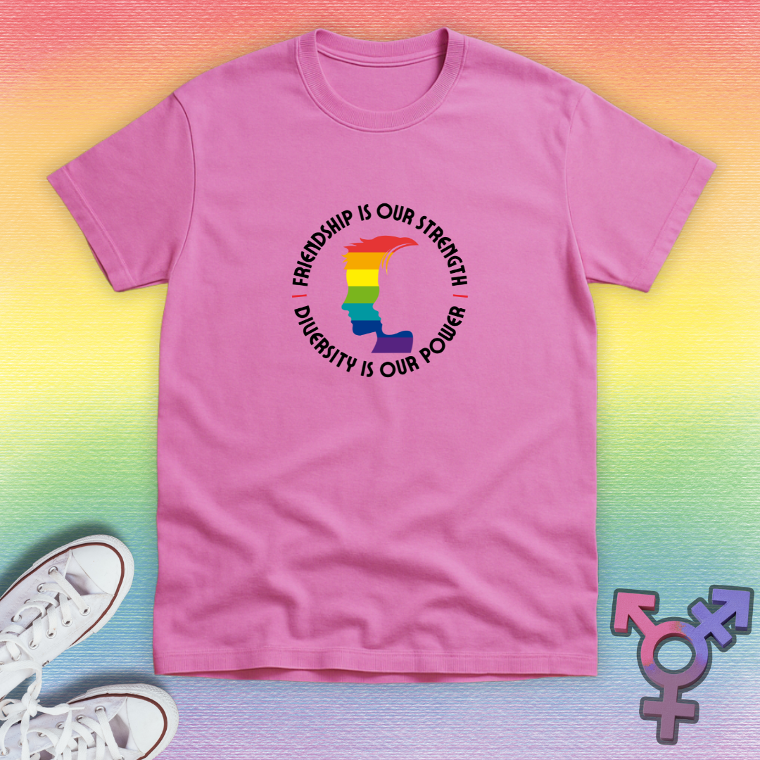 Rainbow Friendship Is Our Strength T-shirt