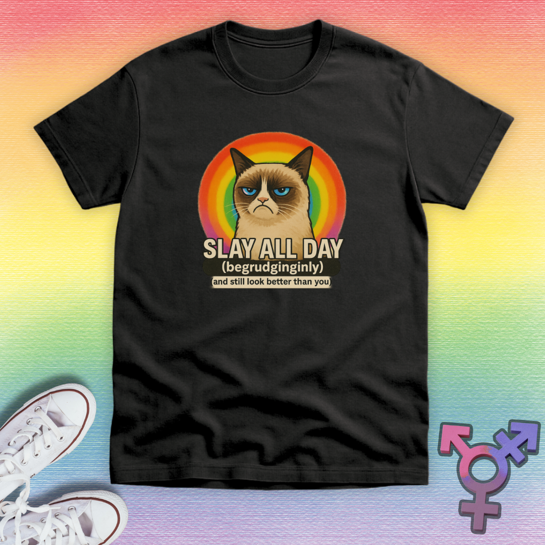 Slay All Day Cat T-shirt