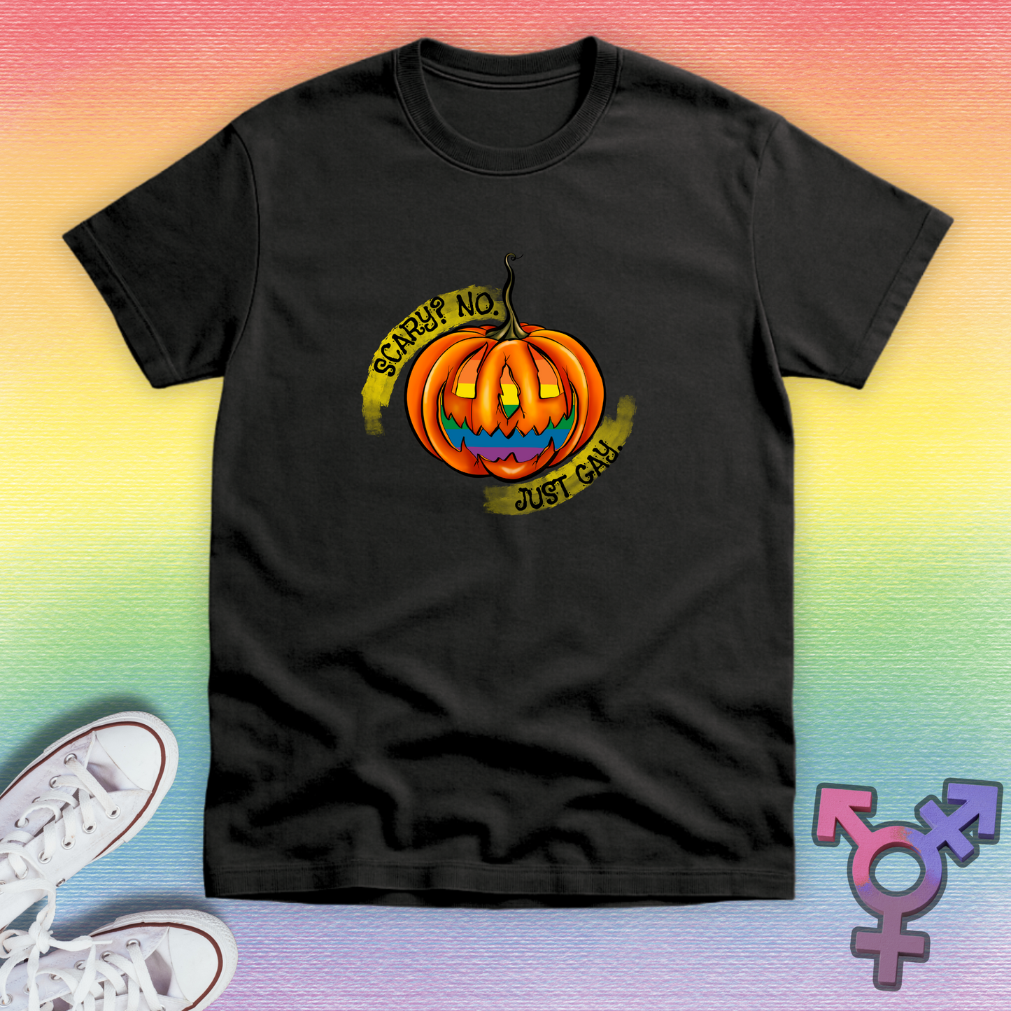 Scary? No. Just Gay T-shirt