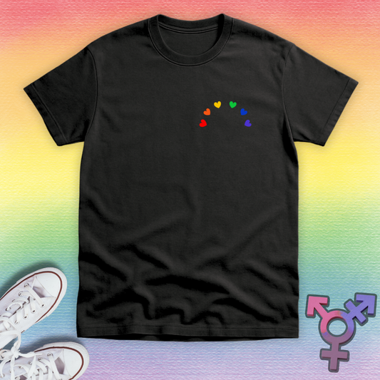 Rainbow of Hearts T-shirt