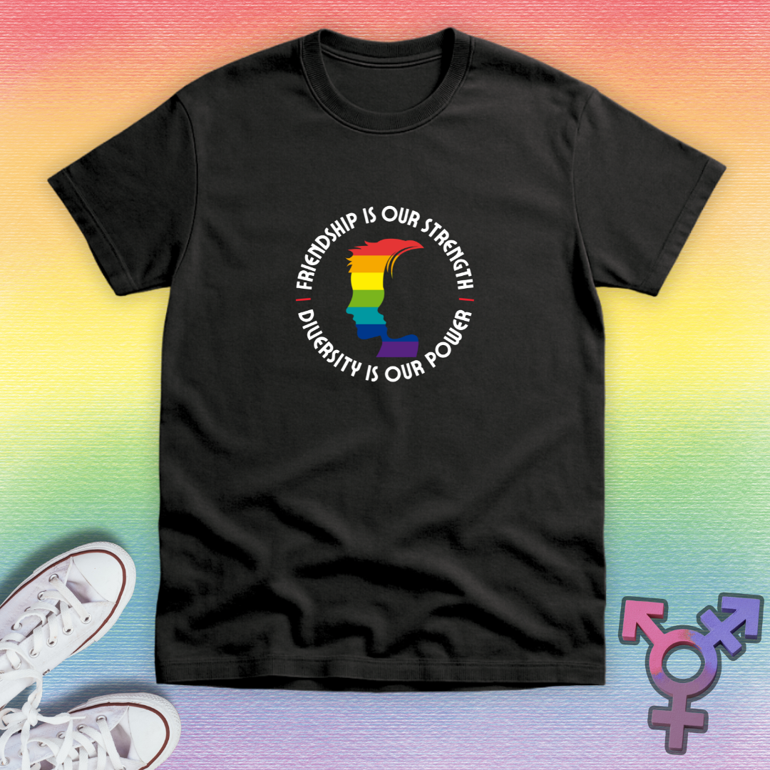Rainbow Friendship Is Our Strength T-shirt