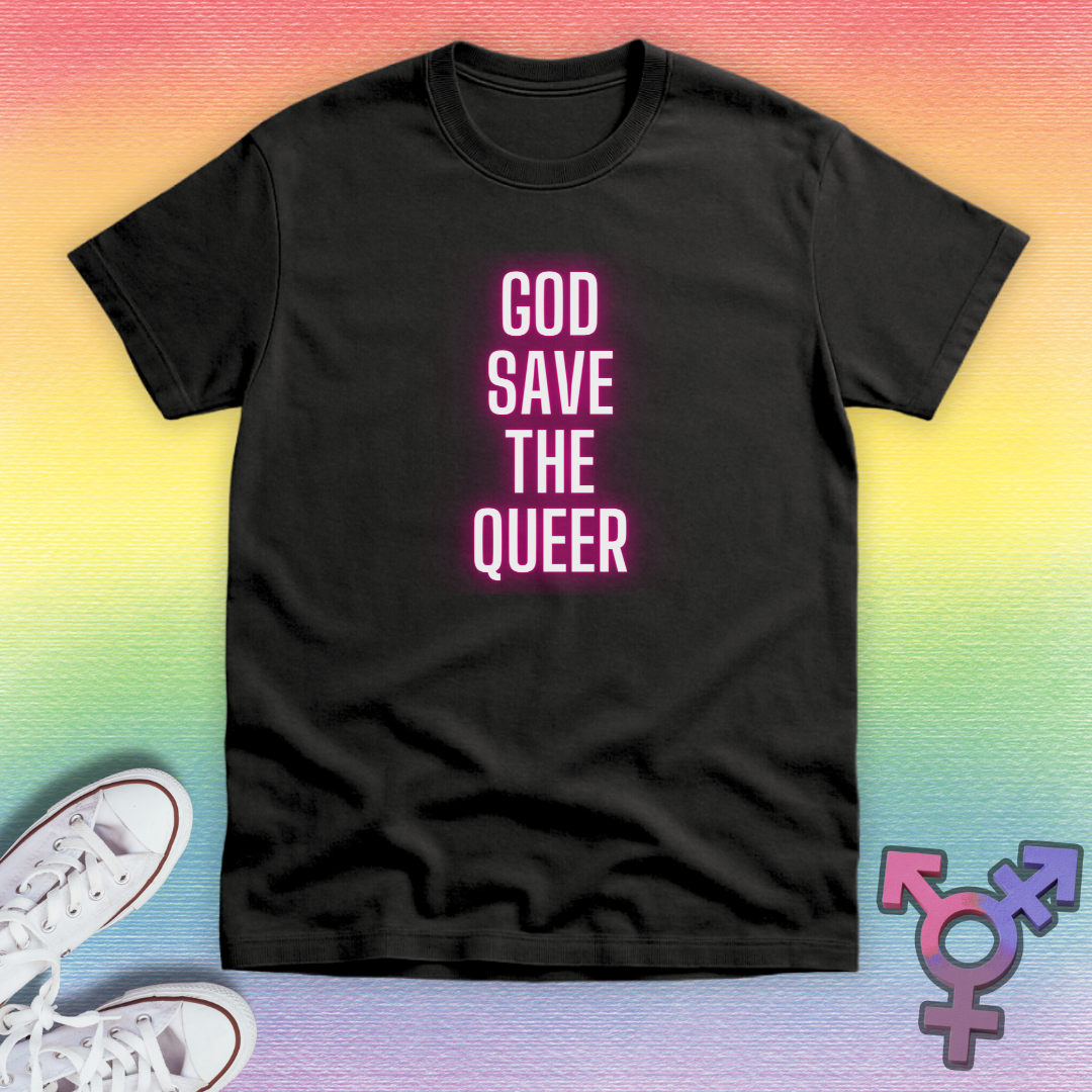 God Save The Queer Neon T-shirt