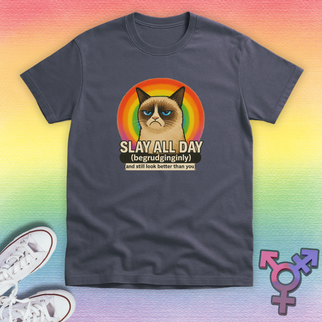 Slay All Day Cat T-shirt