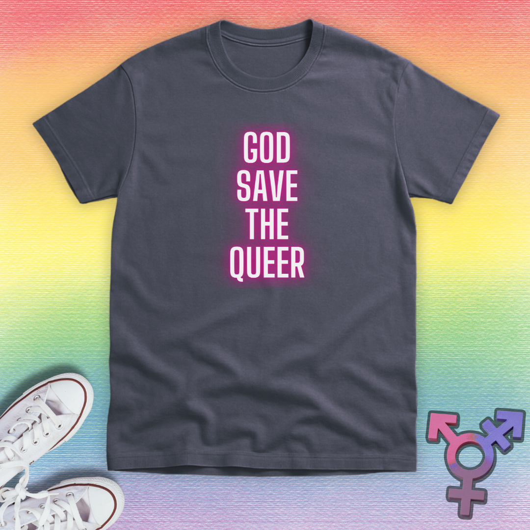 God Save The Queer Neon T-shirt