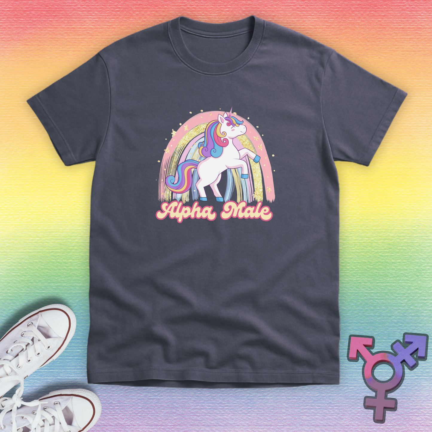 Shiny Alpha Male T-shirt