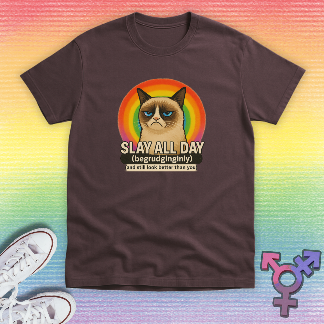 Slay All Day Cat T-shirt