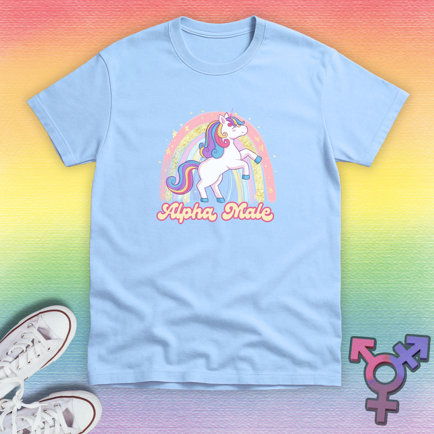 Shiny Alpha Male T-shirt