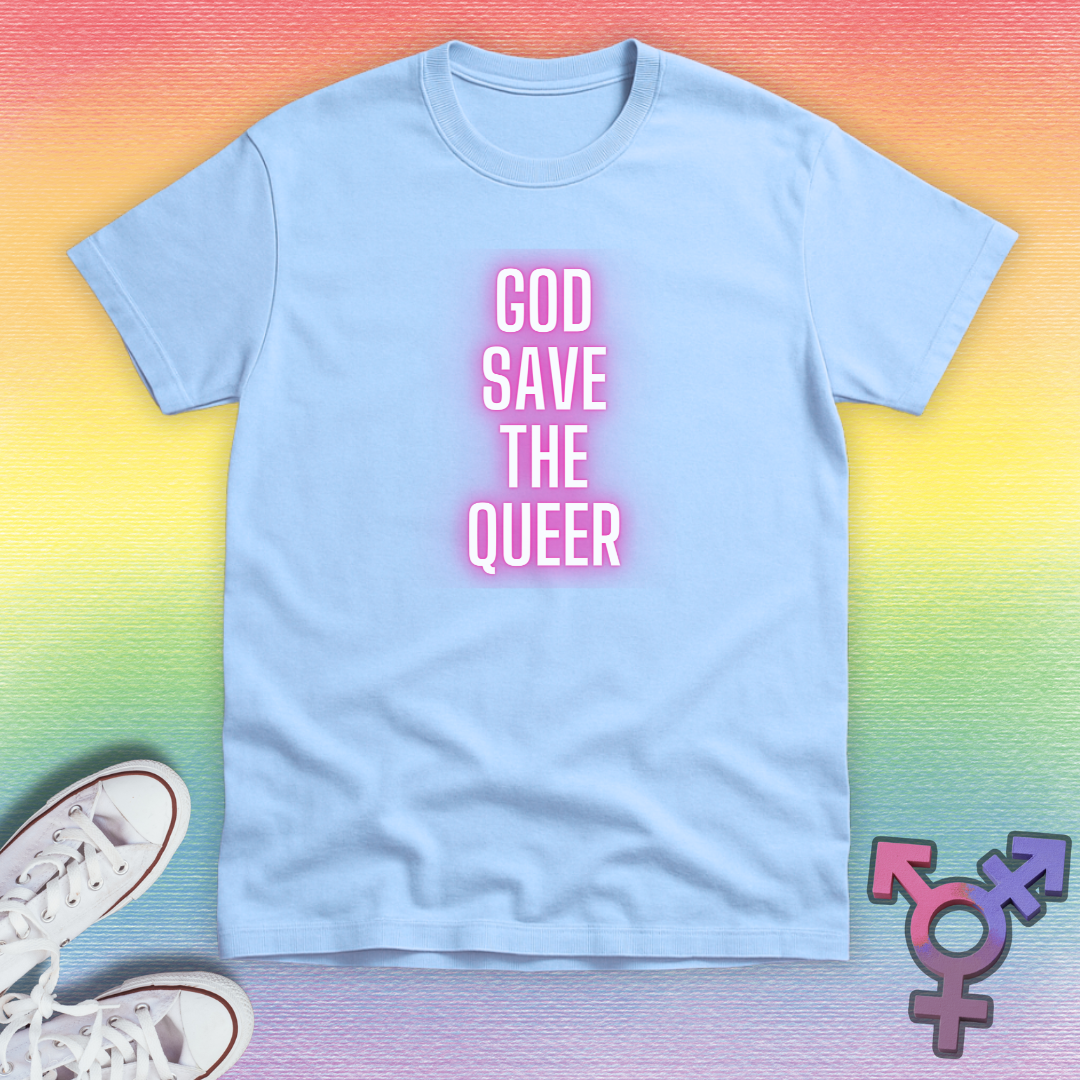 God Save The Queer Neon T-shirt