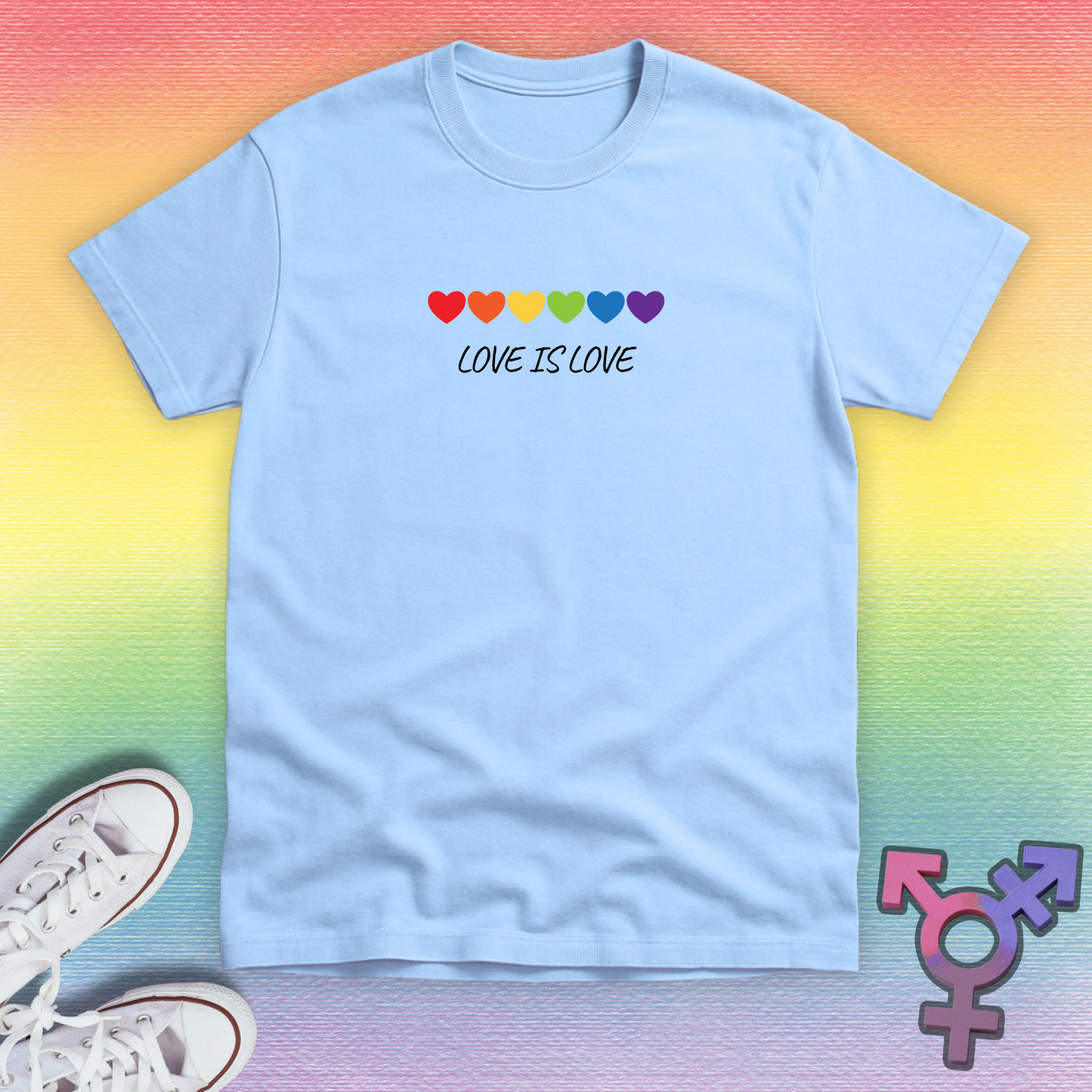 Love is Love Chain T-shirt