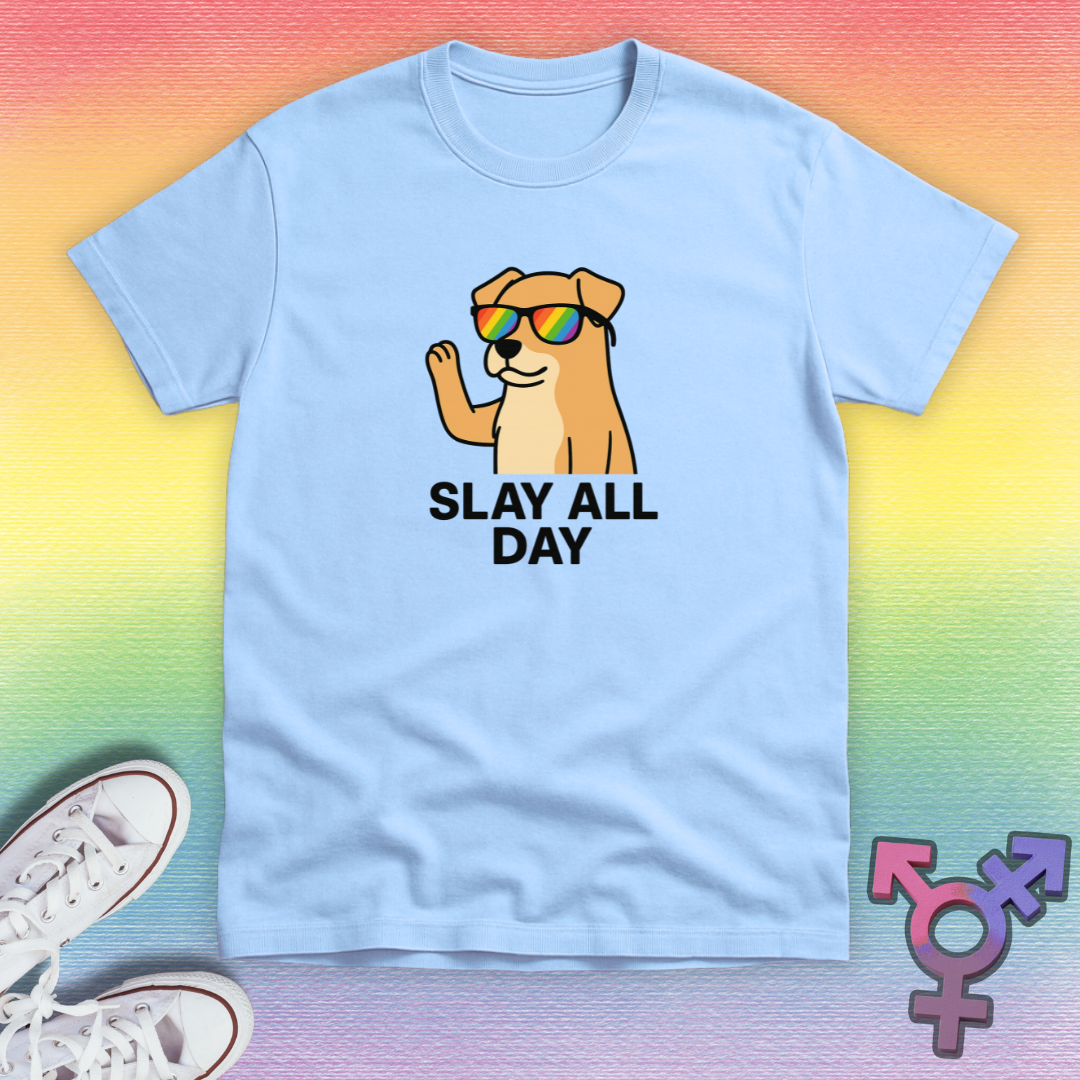 Slay All Day Dog T-shirt
