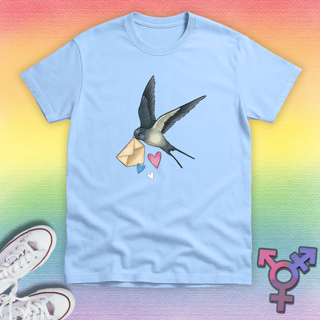 Swallow With a Letter T-shirt