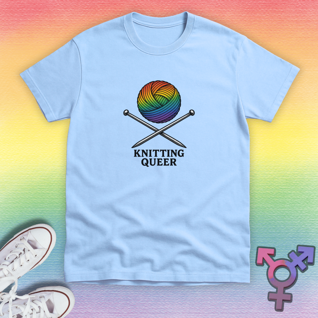 Knitting Queer T-shirt