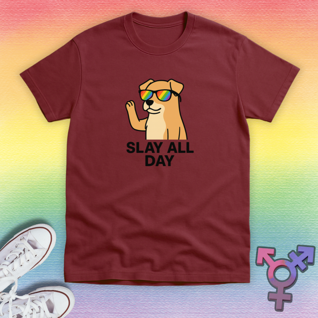 Slay All Day Dog T-shirt