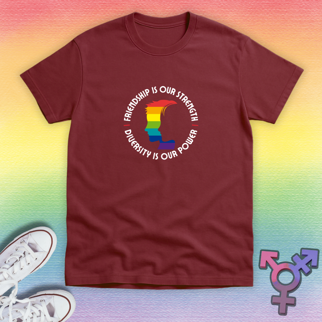 Rainbow Friendship Is Our Strength T-shirt
