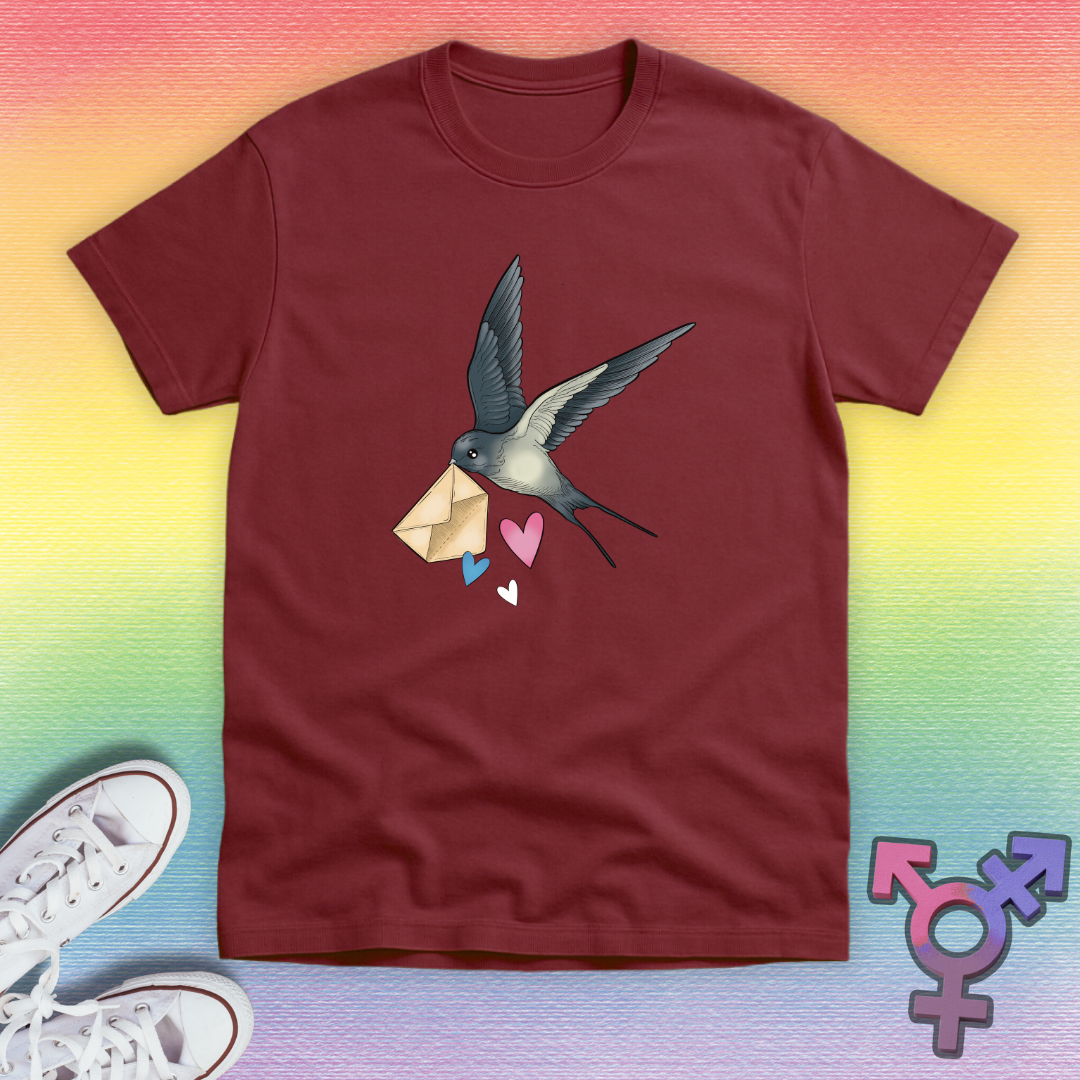 Swallow With a Letter T-shirt