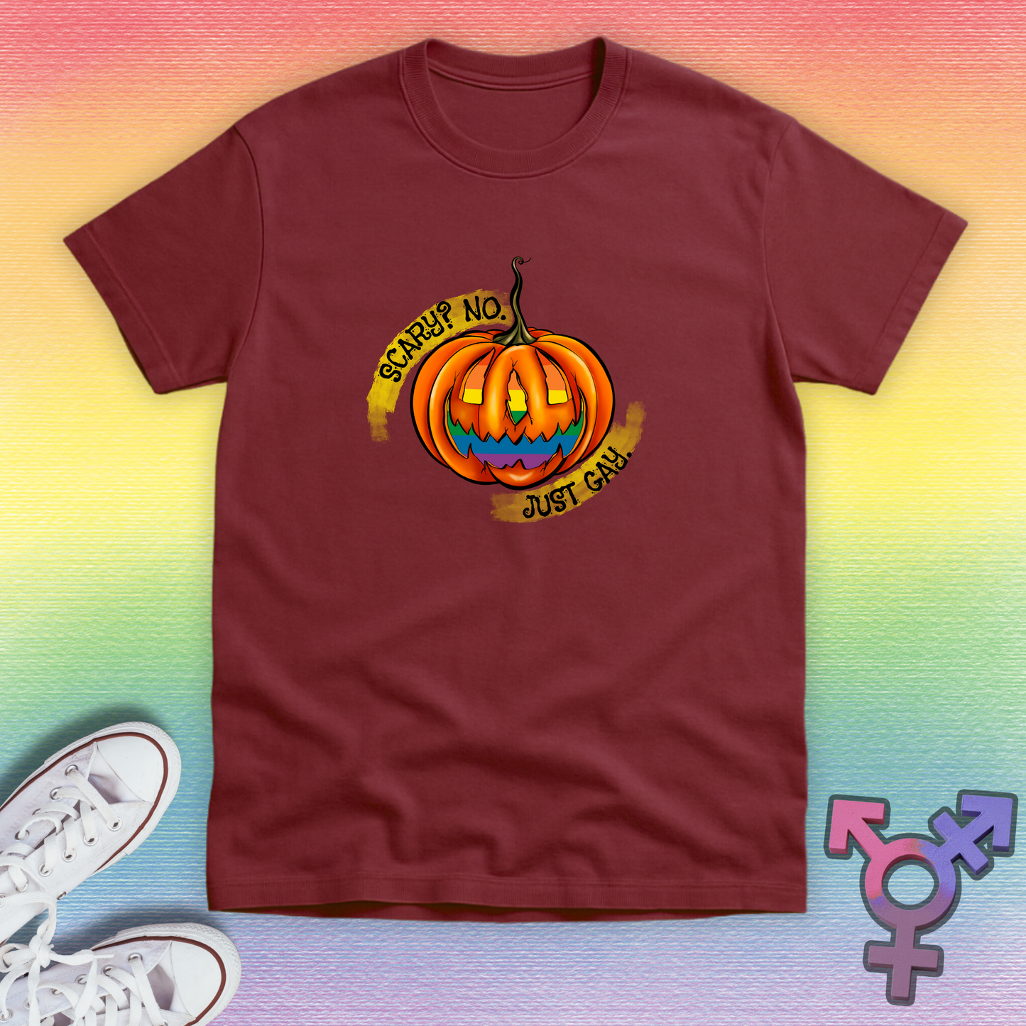 Scary? No. Just Gay T-shirt