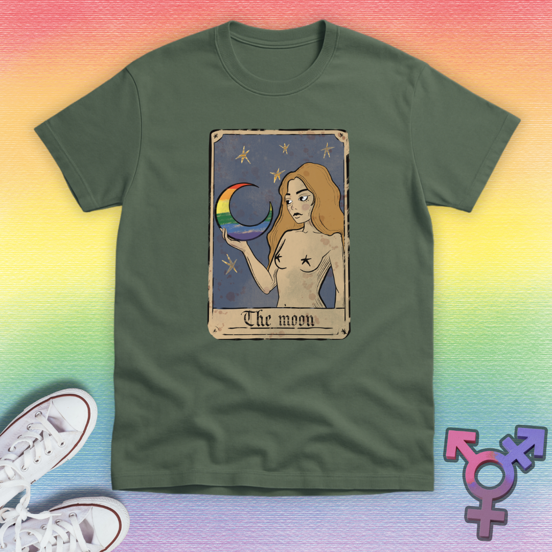 Tarot Card The Moon T-shirt