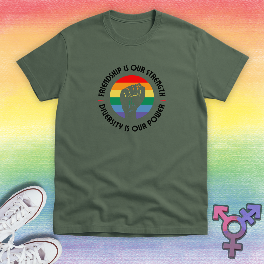 Friendship is Our Strength Fist T-shirt