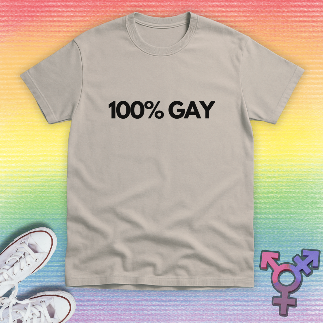 100% Gay T-shirt