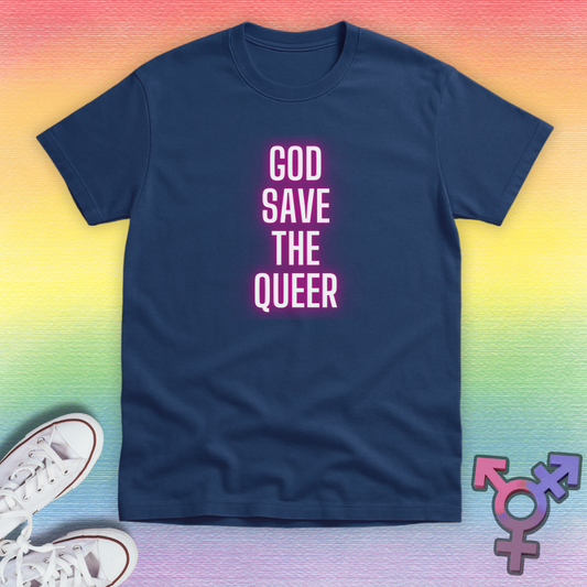 God Save The Queer Neon T-shirt