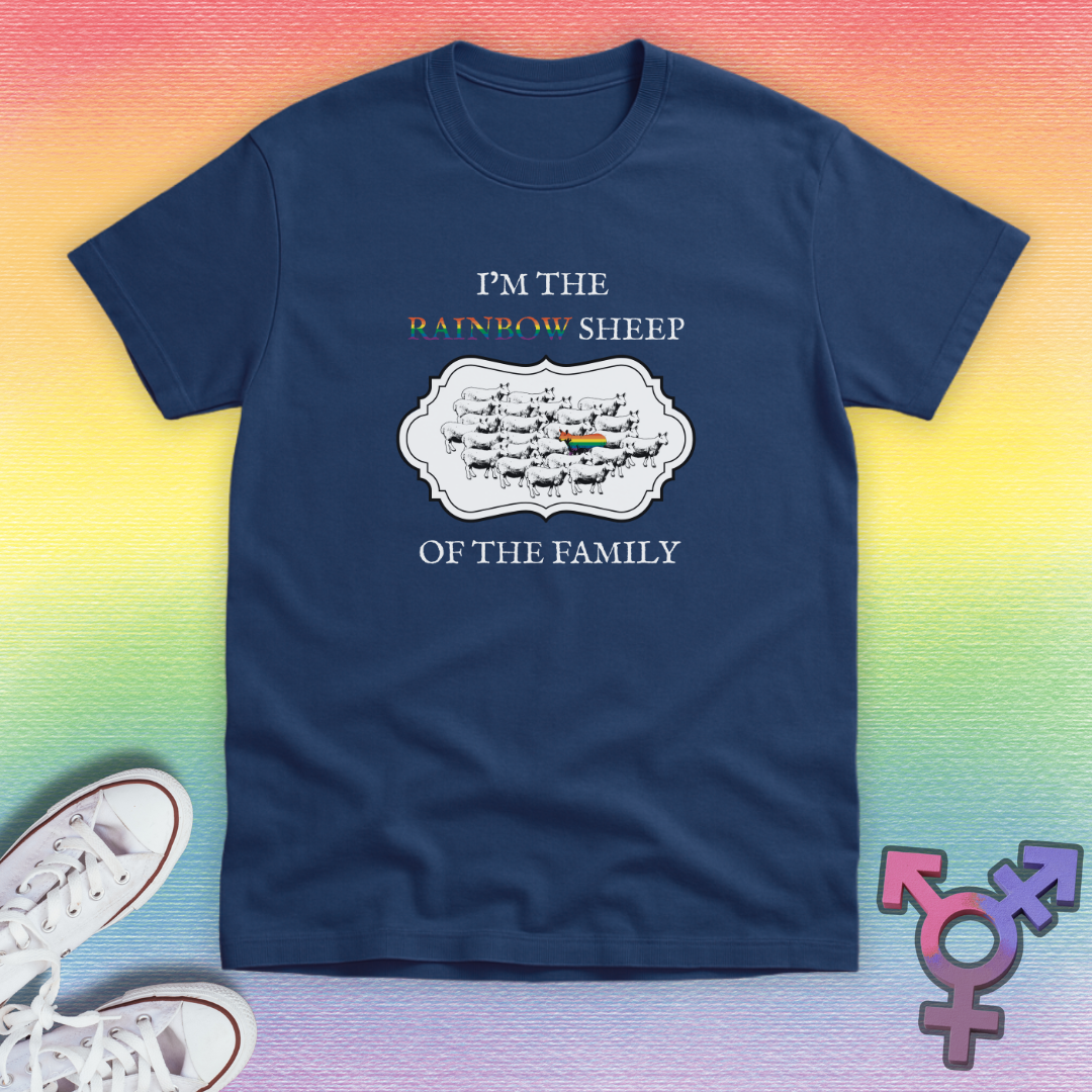 Rainbow Sheep In The Flock T-shirt