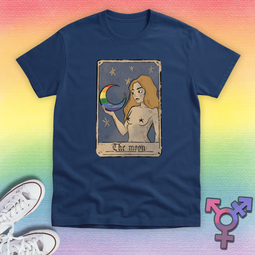 Tarot Card The Moon T-shirt
