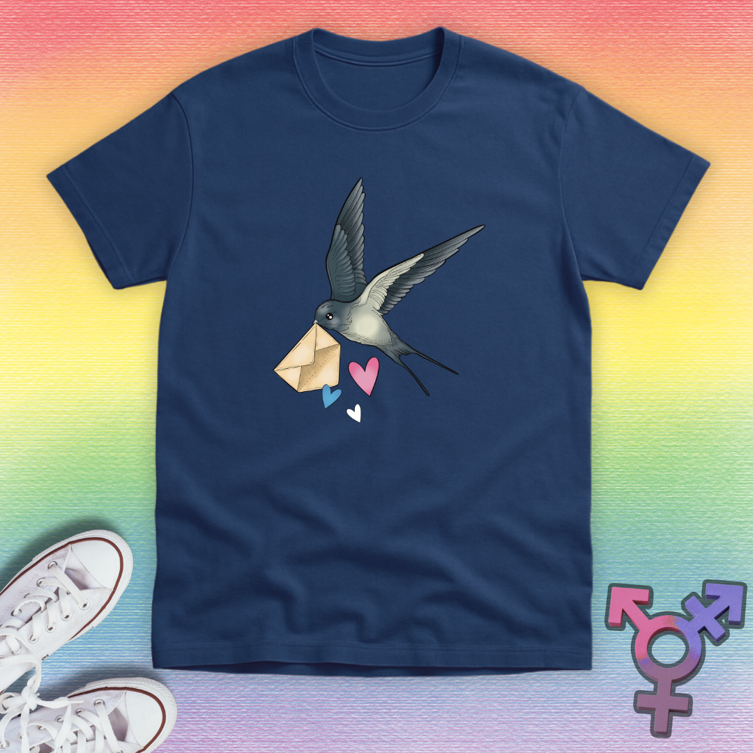 Swallow With a Letter T-shirt