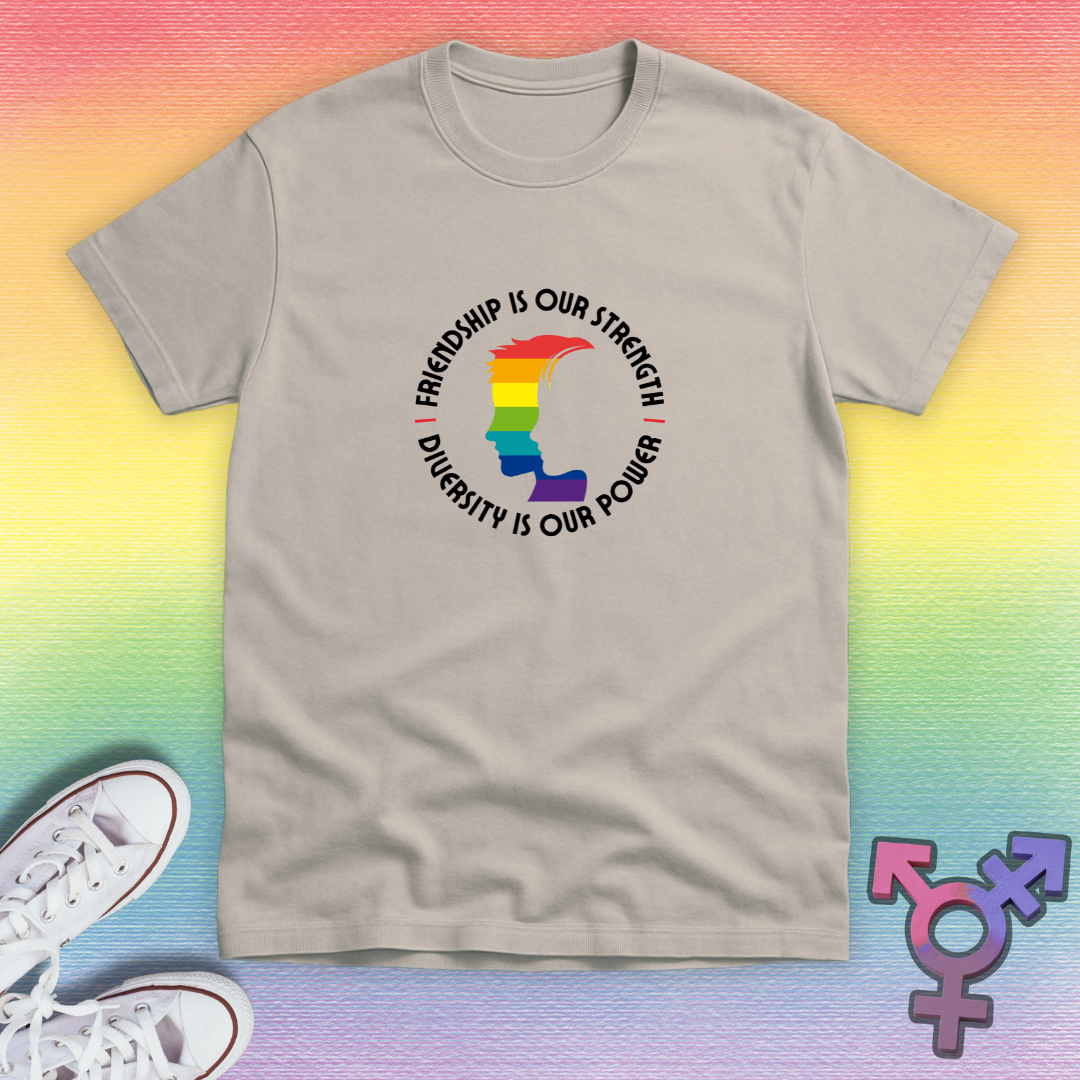Rainbow Friendship Is Our Strength T-shirt