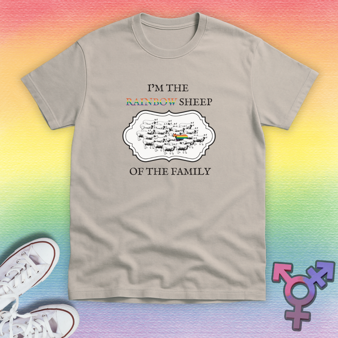 Rainbow Sheep In The Flock T-shirt