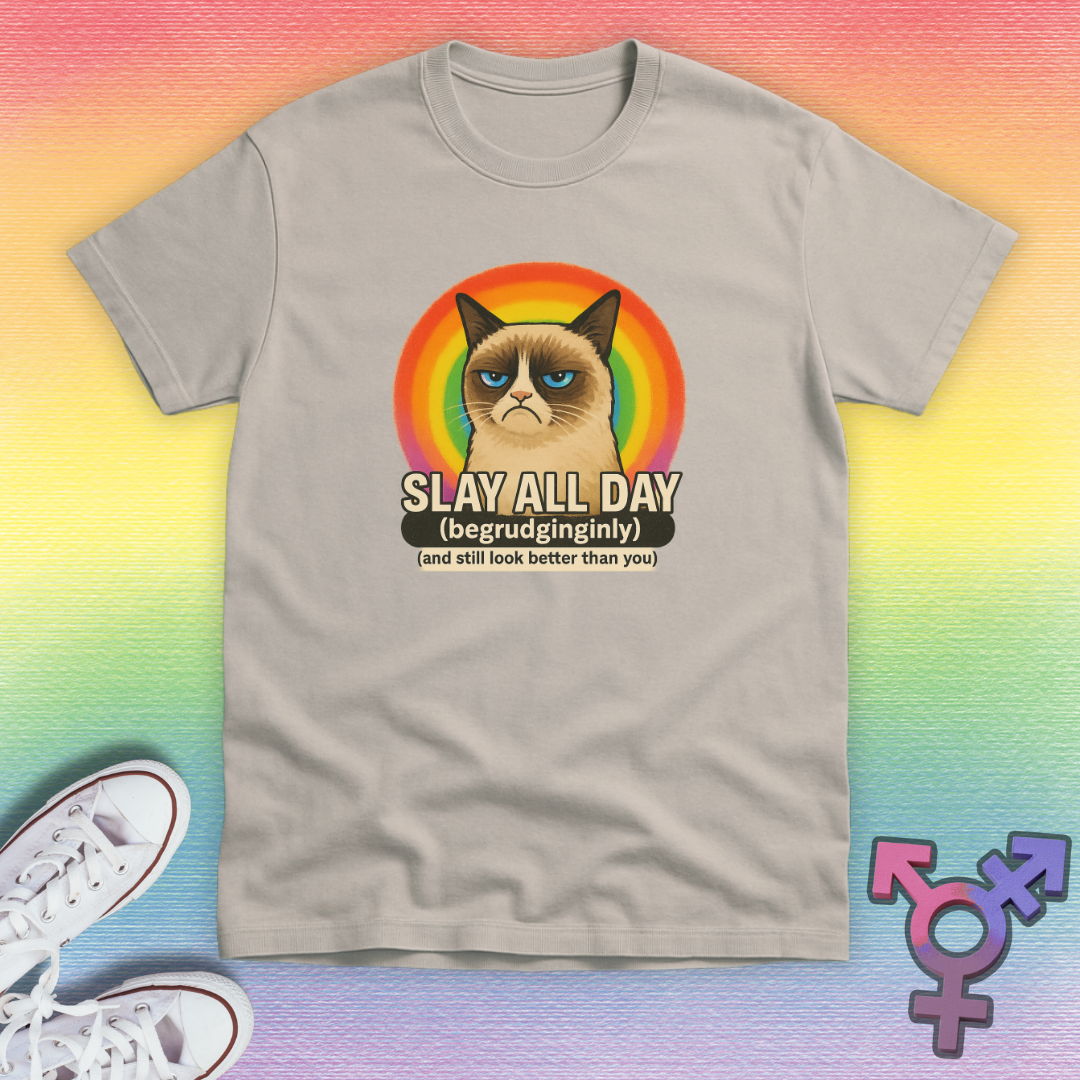 Slay All Day Cat T-shirt