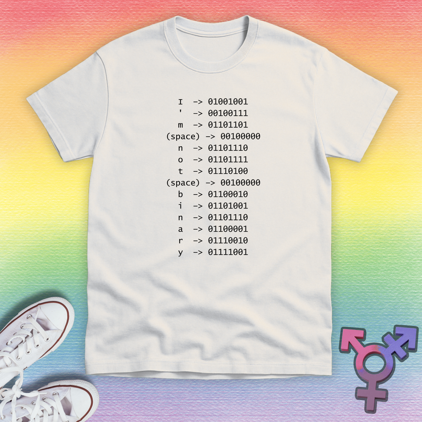 I'm Not Binary T-shirt