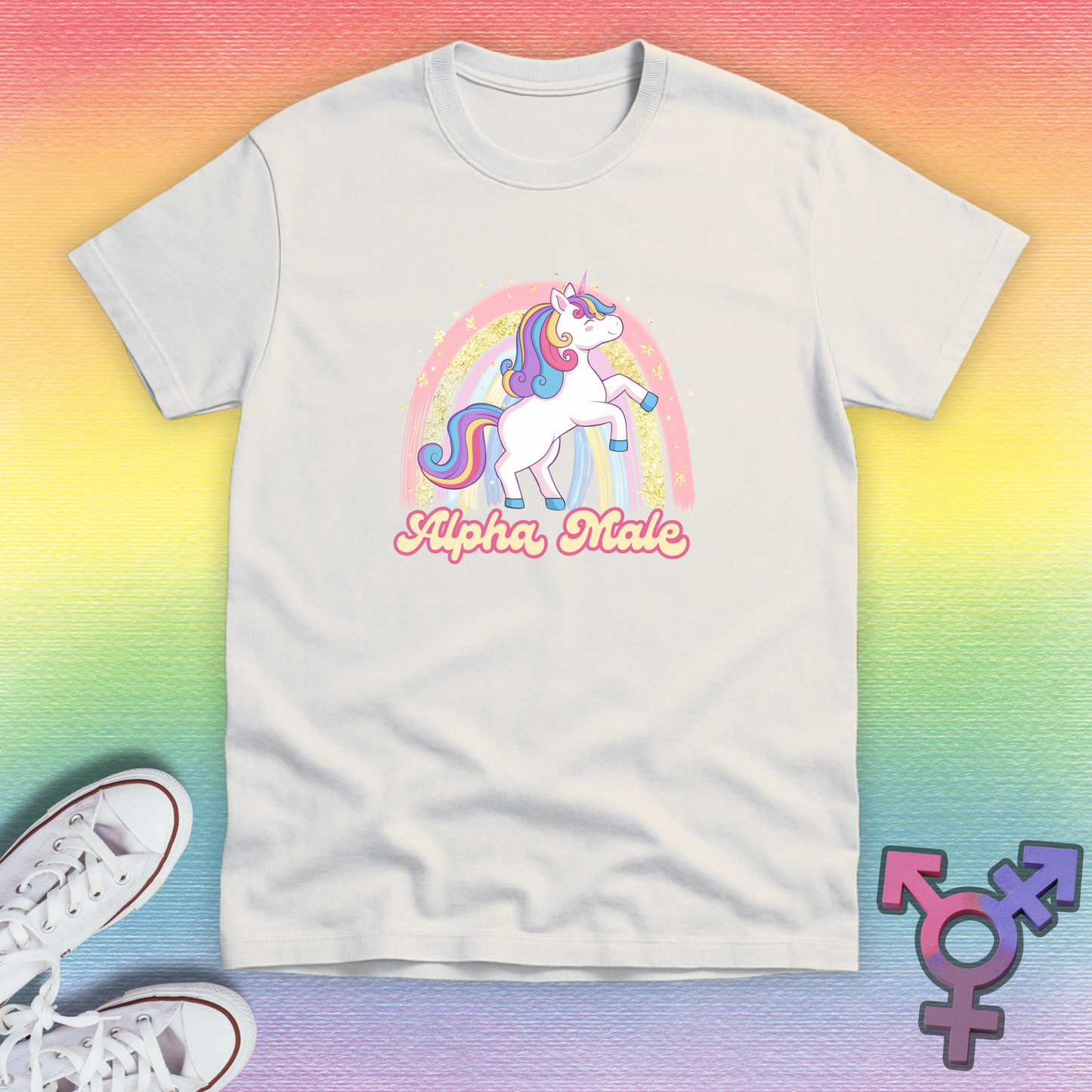 Shiny Alpha Male T-shirt