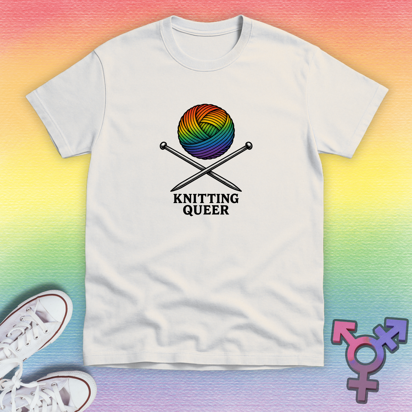 Knitting Queer T-shirt