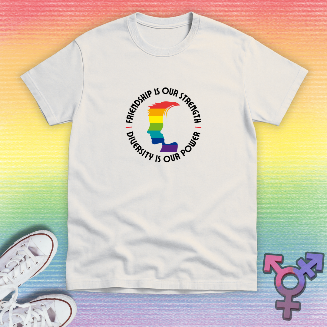 Rainbow Friendship Is Our Strength T-shirt