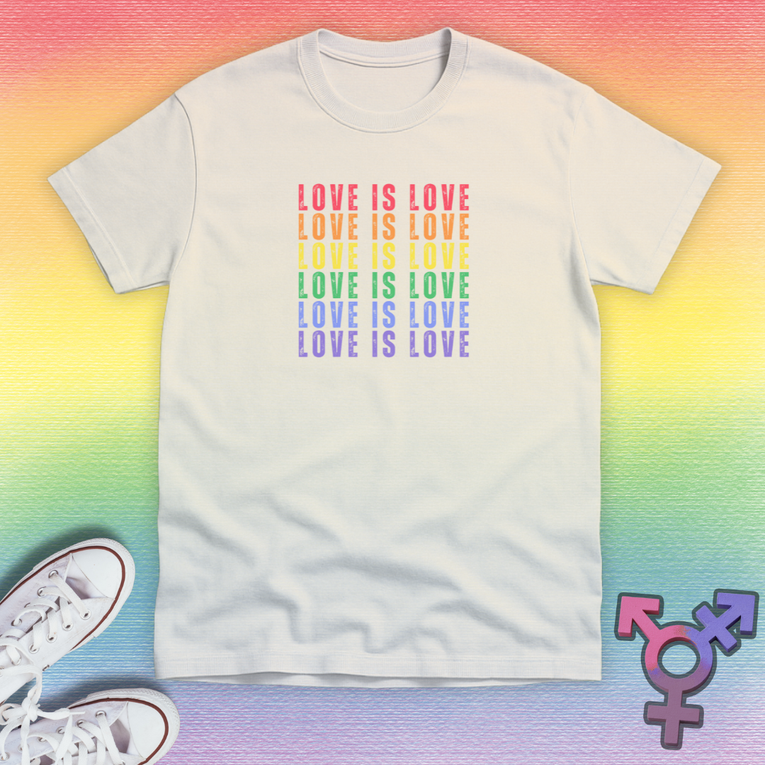 Love is Love List T-shirt
