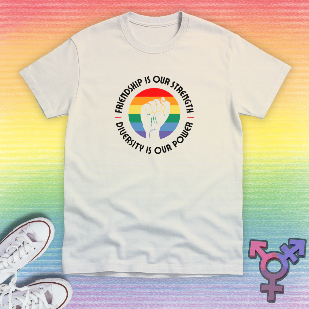 Friendship is Our Strength Fist T-shirt