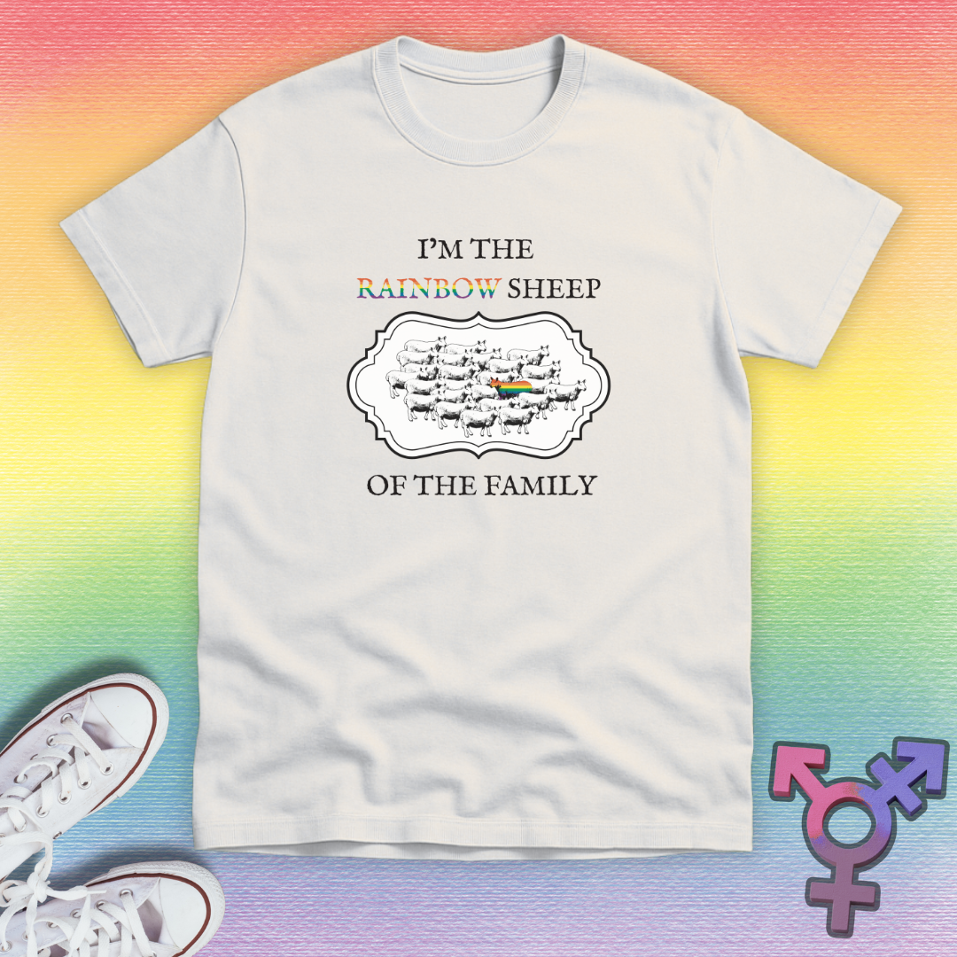 Rainbow Sheep In The Flock T-shirt