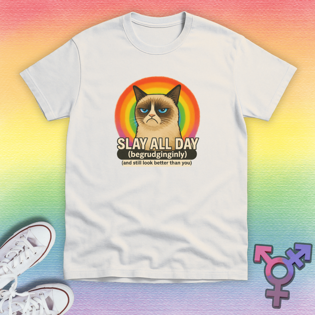 Slay All Day Cat T-shirt