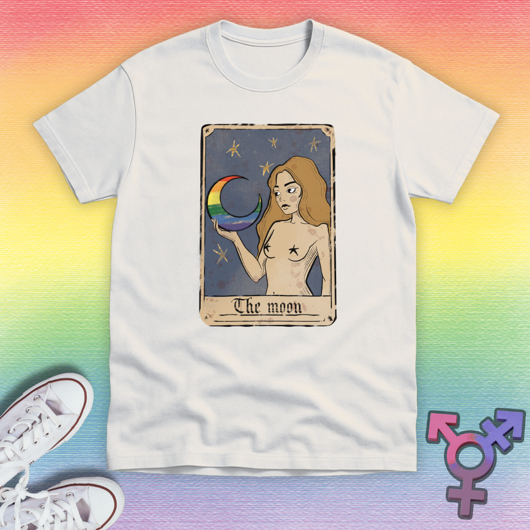 Tarot Card The Moon T-shirt