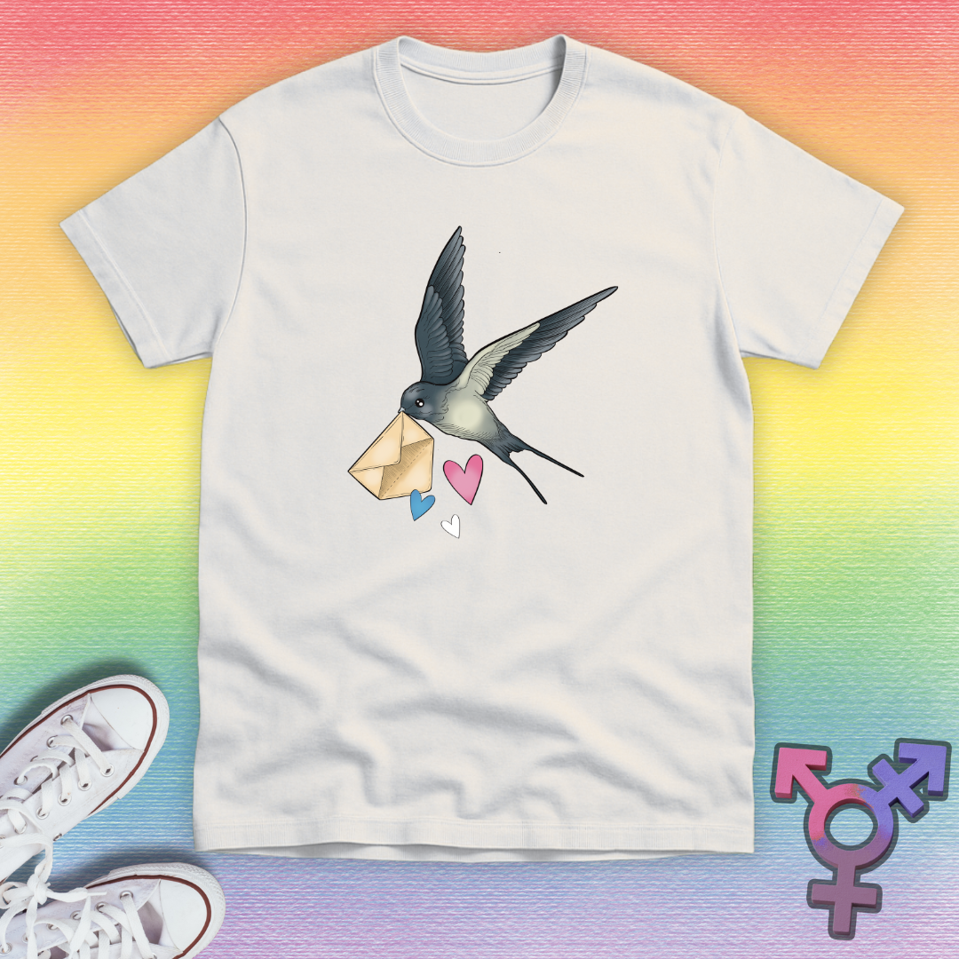 Swallow With a Letter T-shirt