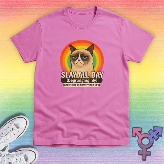 Slay All Day Cat T-shirt