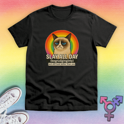 Slay All Day Cat T-shirt