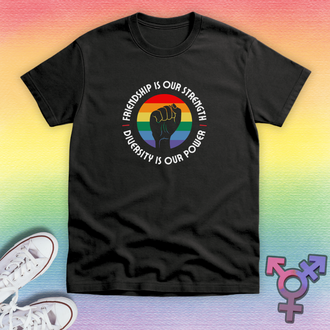 Friendship is Our Strength Fist T-shirt