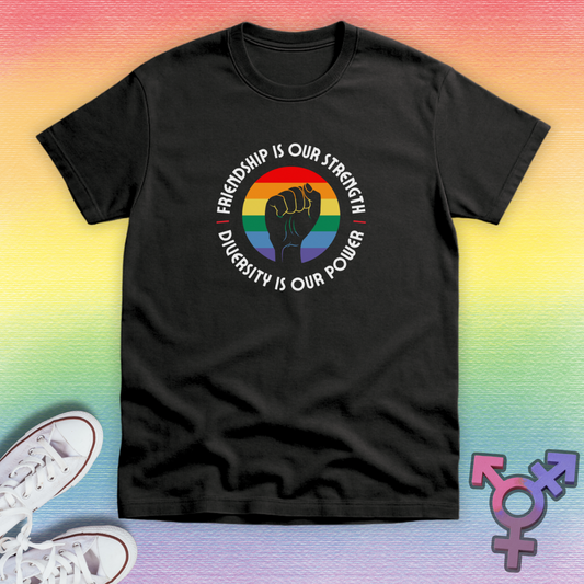 Friendship is Our Strength Fist T-shirt