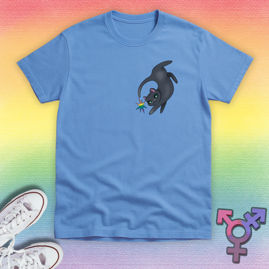 Gray Cat Prankster T-shirt