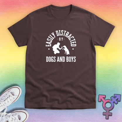 Distracted By Dogs And Boys T-shirt