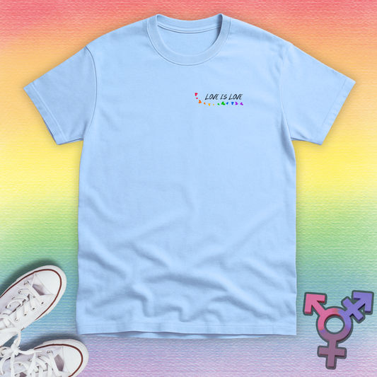 Love Full Of Hearts Pocket  T-shirt
